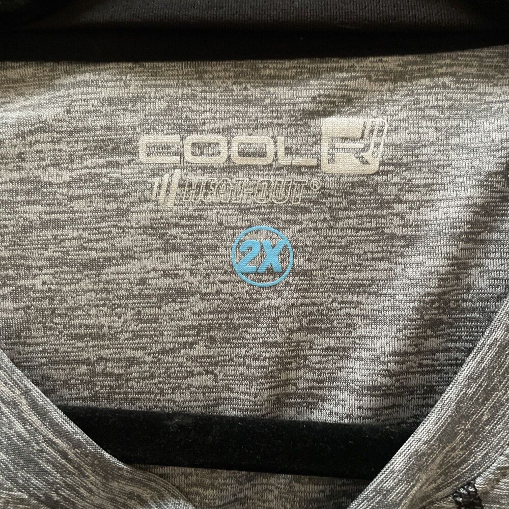 Men's short sleeve quick dry workout shirt 2X